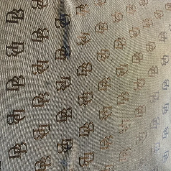 Dooney & Bourke Beige Brown Monogram Large Tote Satchel Bag - Picture 10 of 13